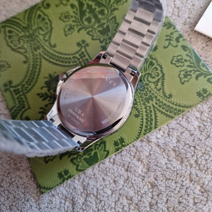 Gucci G-Timeless Silver & Grey Tone Watch