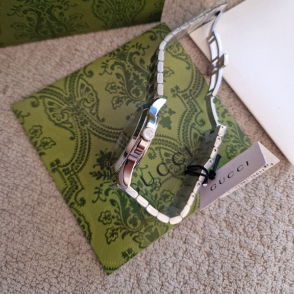 Gucci G-Timeless Silver & Grey Tone Watch