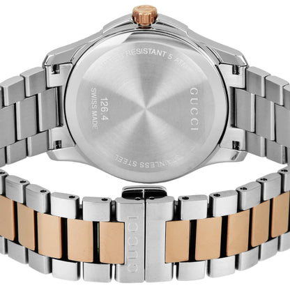 Gucci G-Timeless Silver & Rose Gold Watch