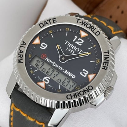 Tissot T-Navigator 42mm Gray Dial Men's Quartz Watch