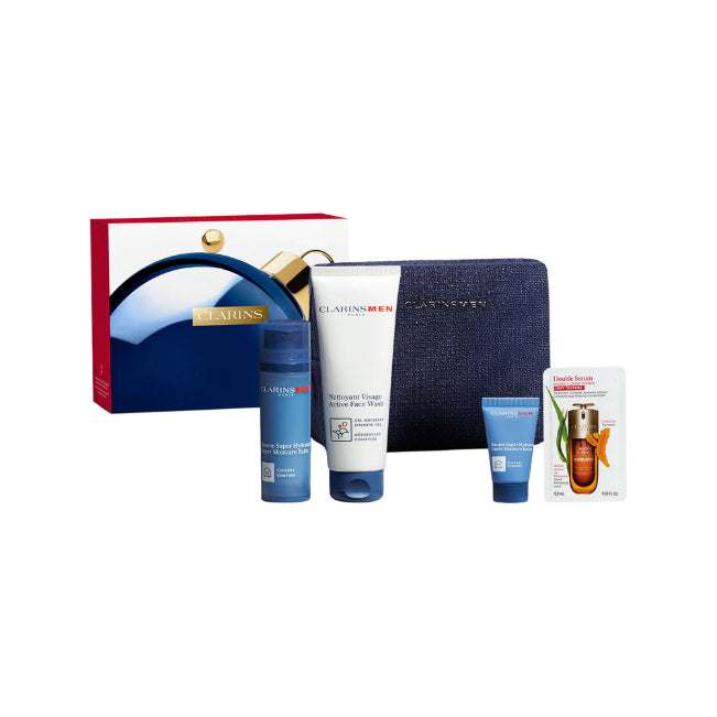 Clarins Men Hydration Essentials Skincare Set